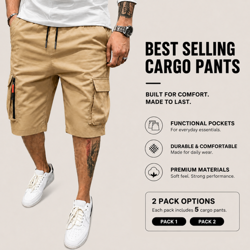 5-Pack Cargo Shorts